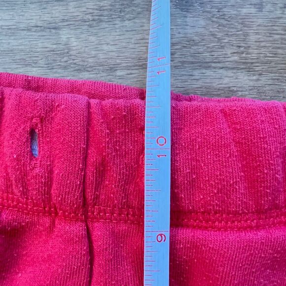 PINK Victoria's Secret Sweatpants Size XS Red/Blue Stripe Fleece Wide Leg - Picture 9 of 13